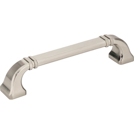 Jeffrey Alexander 128 mm Center-to-Center Satin Nickel Ella Cabinet Pull 165-128SN